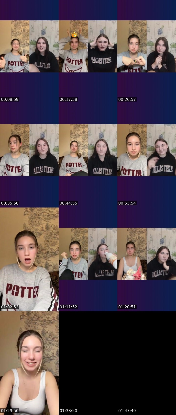 Contact-sheet preview of mrs_maria😍's Liveme recording