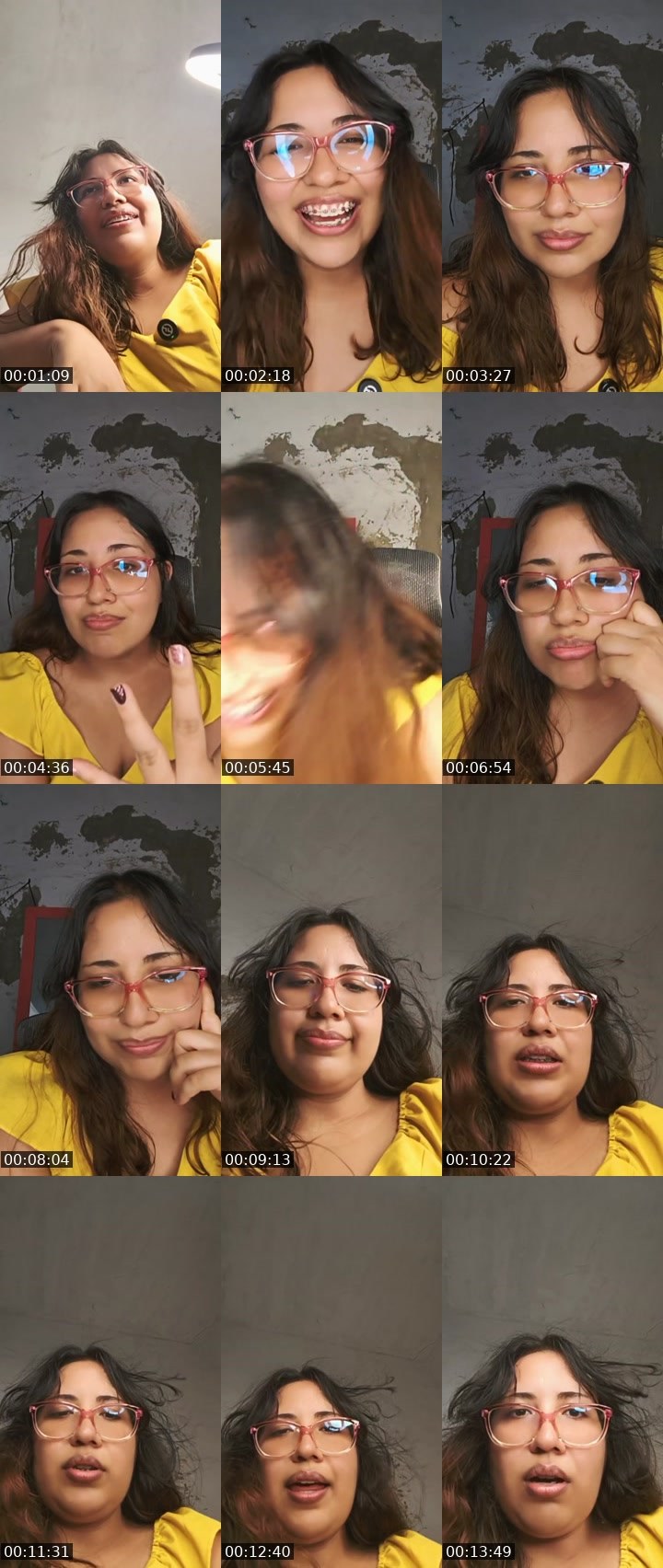 Contact-sheet preview of 🍿VALGrrr🐯's Liveme recording