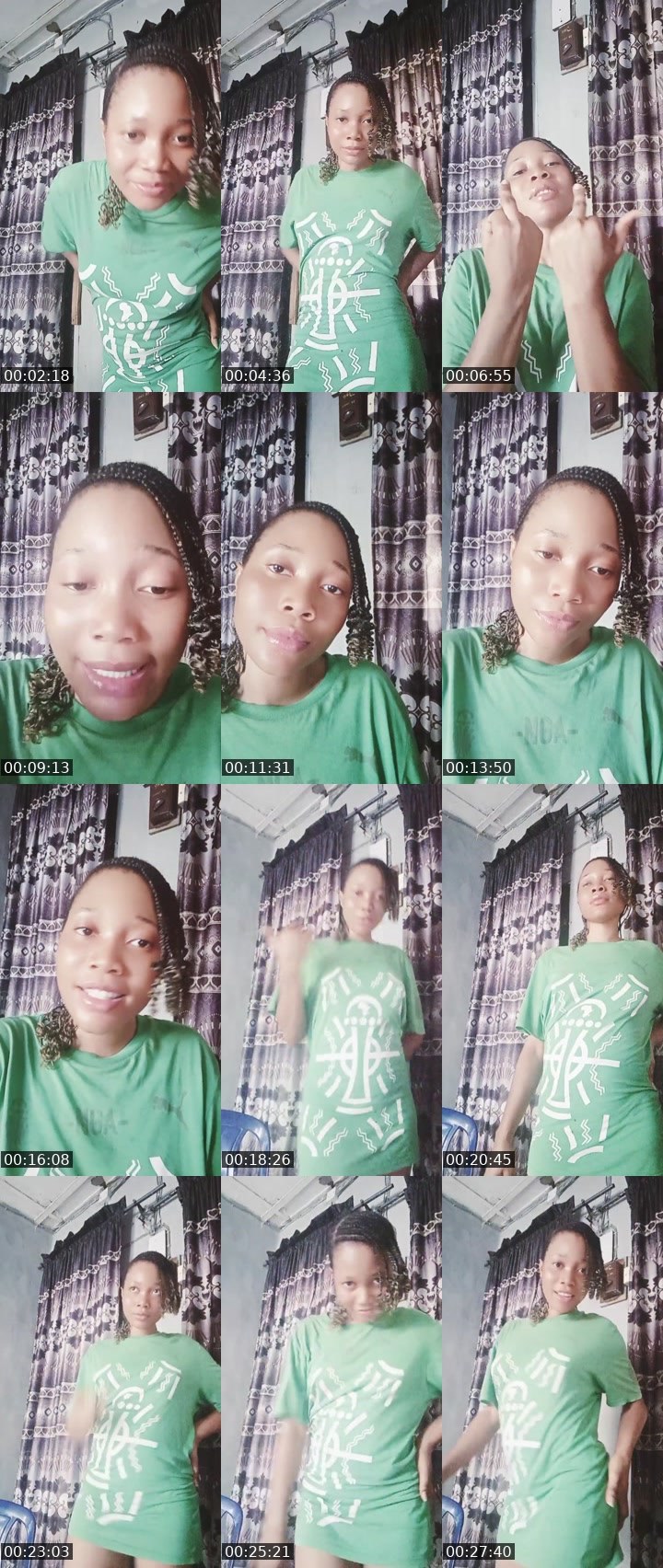 Contact-sheet preview of mami❤️👅's Liveme recording