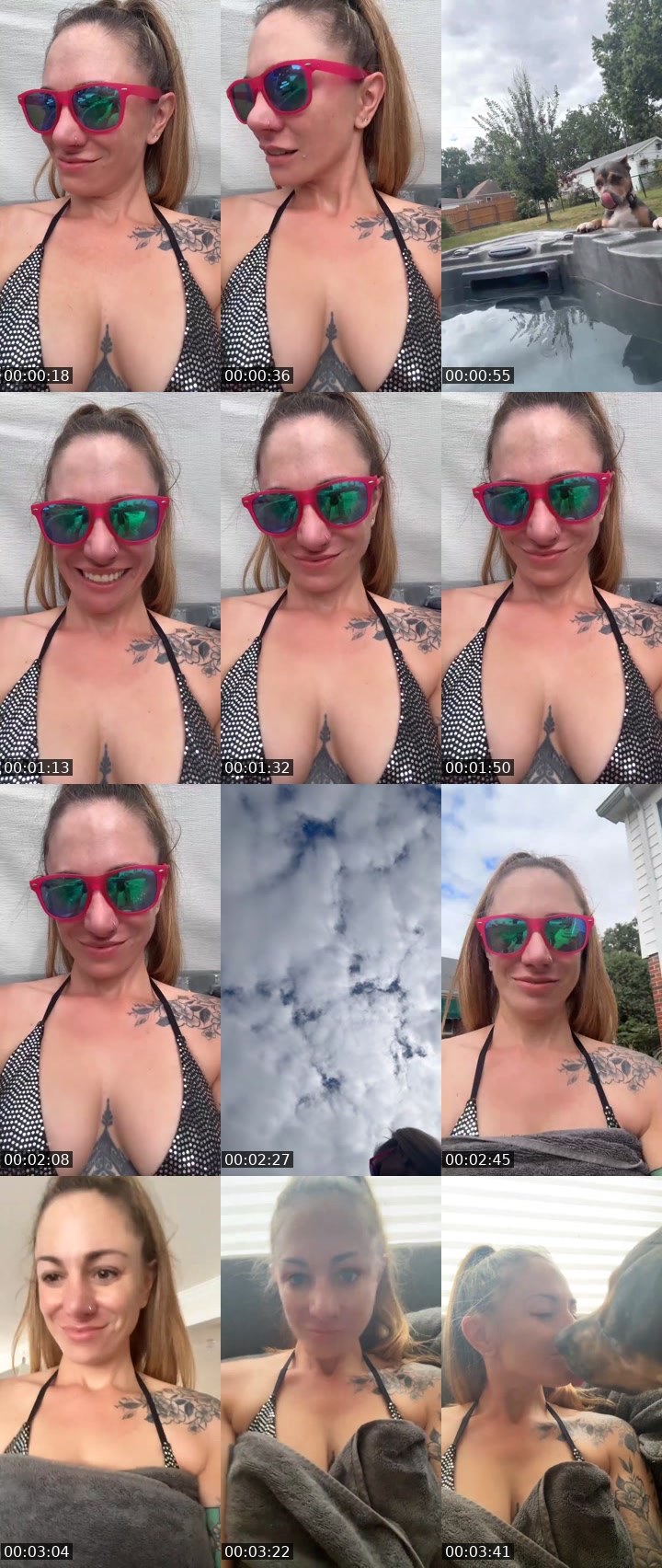 Contact-sheet preview of 🍑Chellybeans🔆's Liveme recording