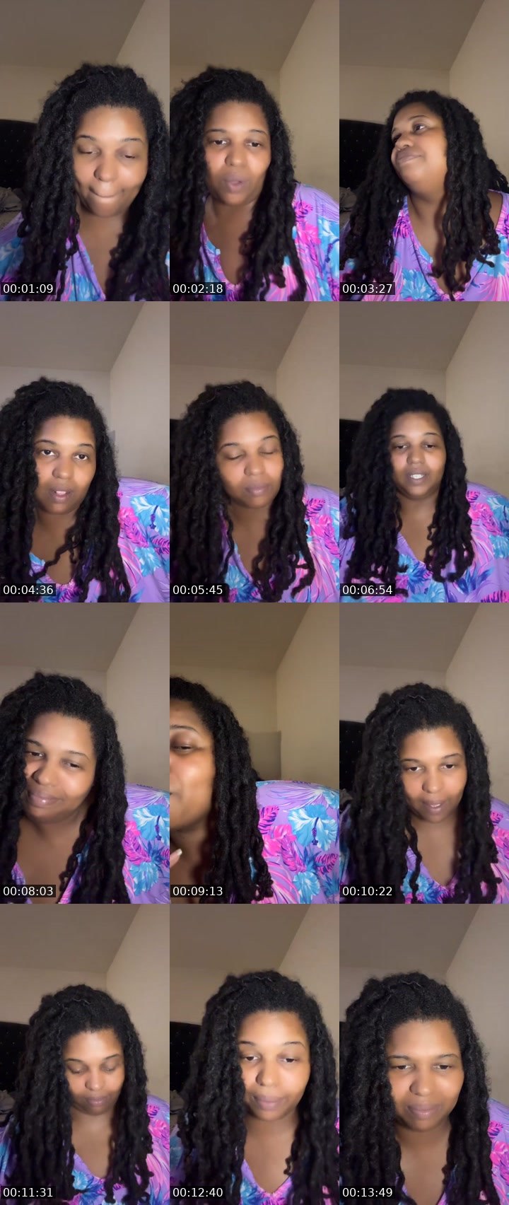 Contact-sheet preview of PEANUTBUTTA🫶🏽🌈's Liveme recording