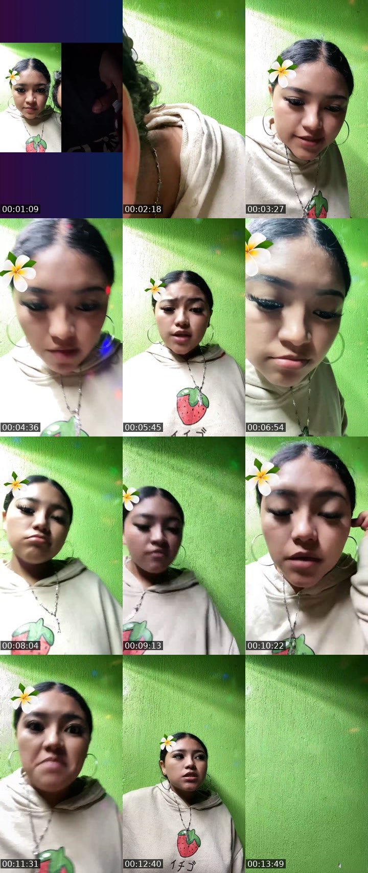 Contact-sheet preview of Atenea✨💕's Liveme recording