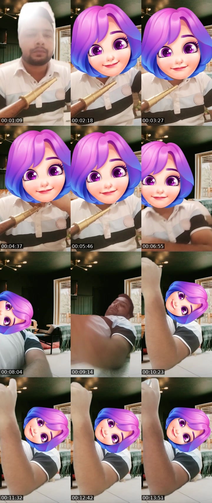 Contact-sheet preview of 🐺🥀Kiyana's Liveme recording