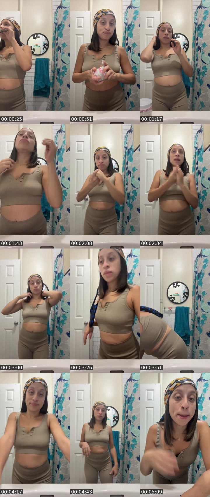Contact-sheet preview of JulieboO30's Liveme recording
