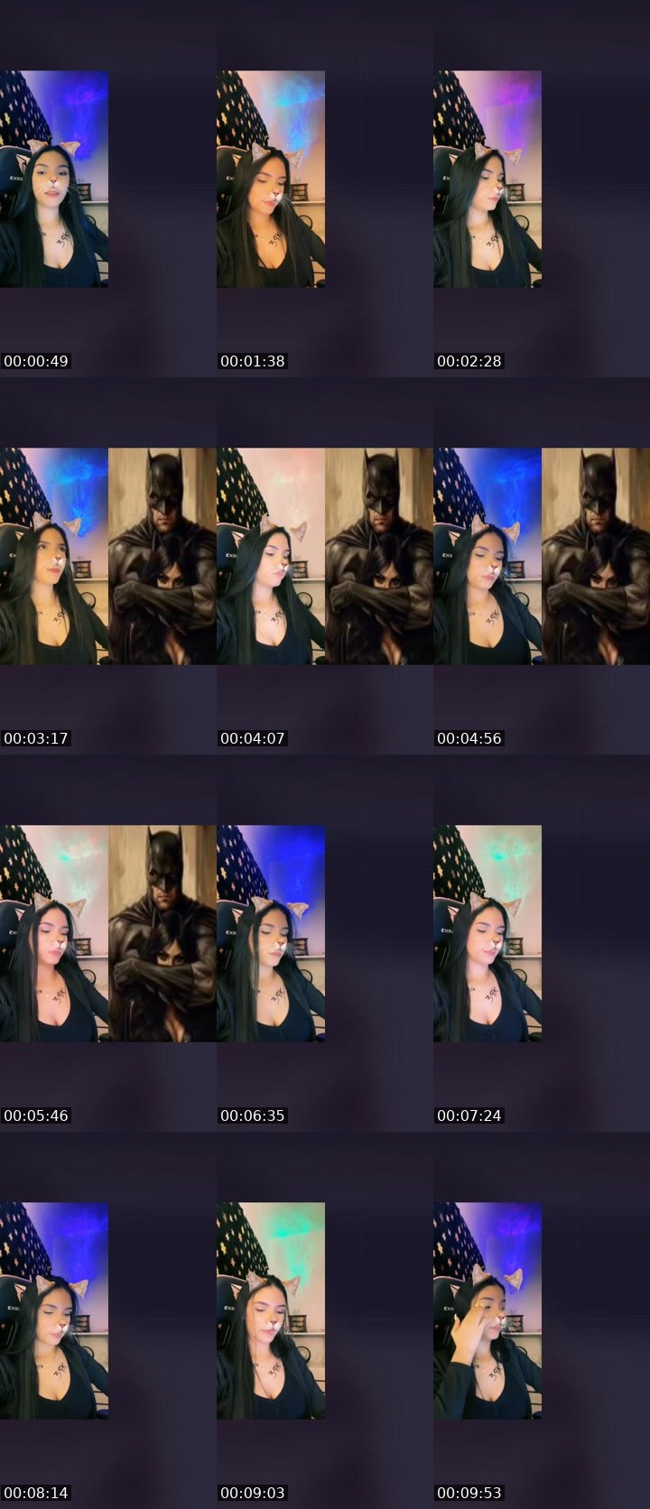 Contact-sheet preview of ✨🌖𝐆É𝐍𝐎𝐕𝐀🩷's Liveme recording