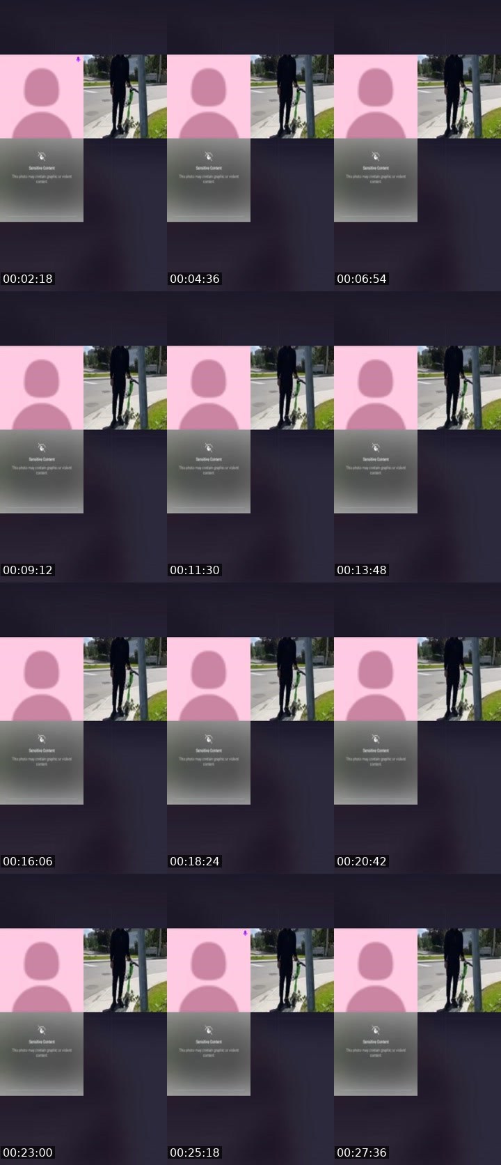 Contact-sheet preview of angel🧋's Liveme recording