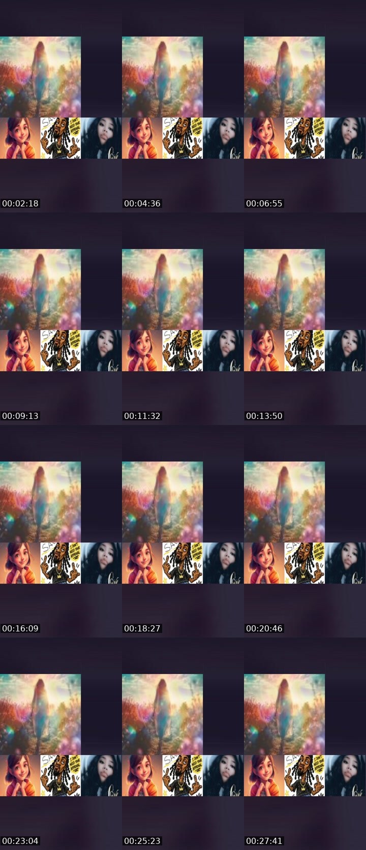 Contact-sheet preview of *Jᵉˢˢ𖹭's Liveme recording