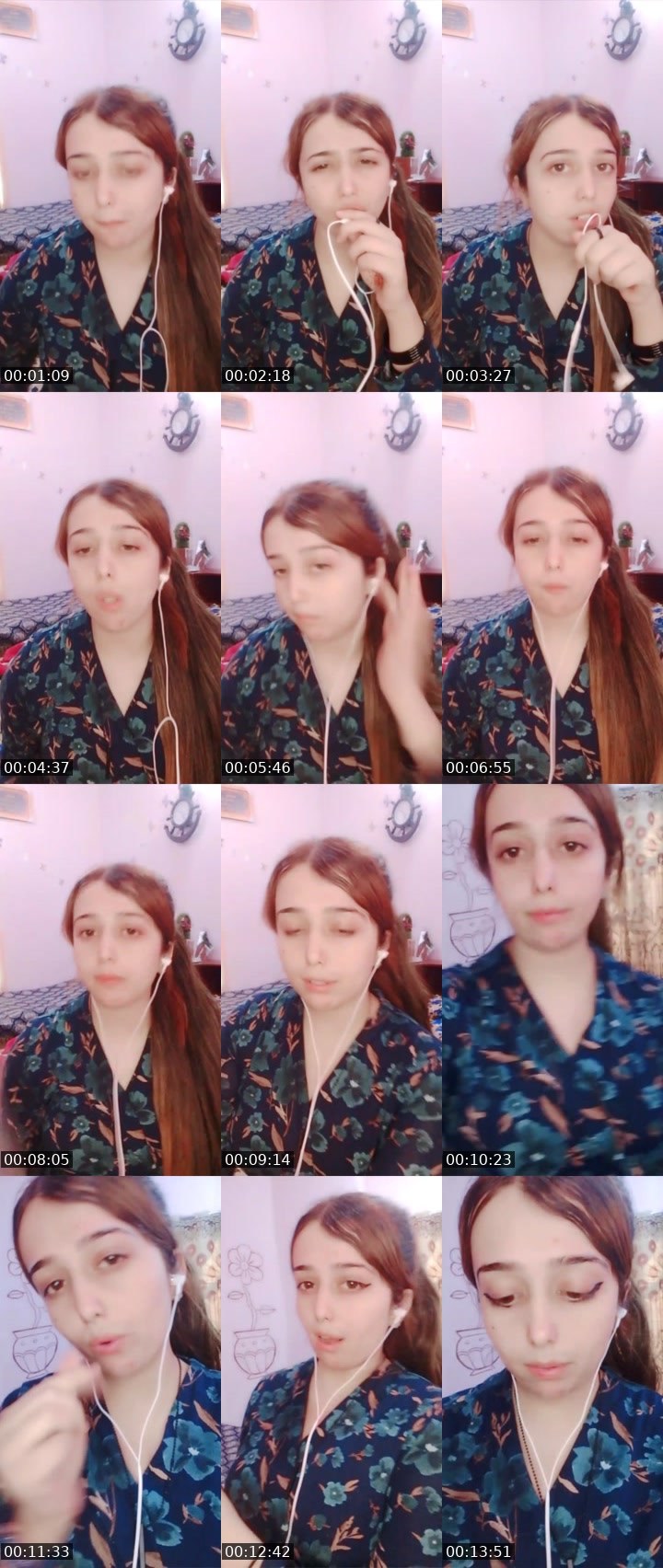 Contact-sheet preview of Lilly💋💋's Liveme recording