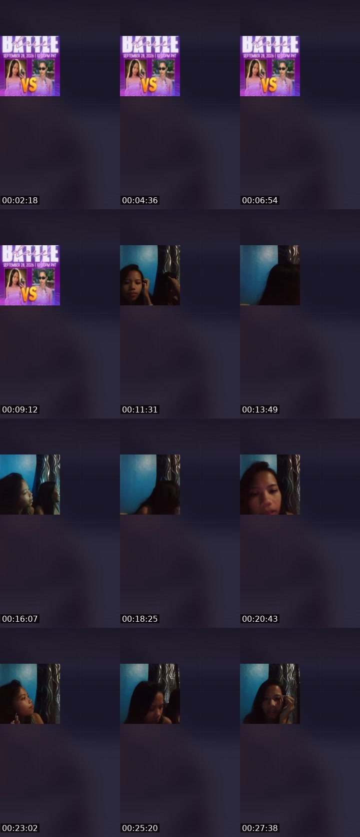Contact-sheet preview of 🍃🫅theara 🦄's Liveme recording