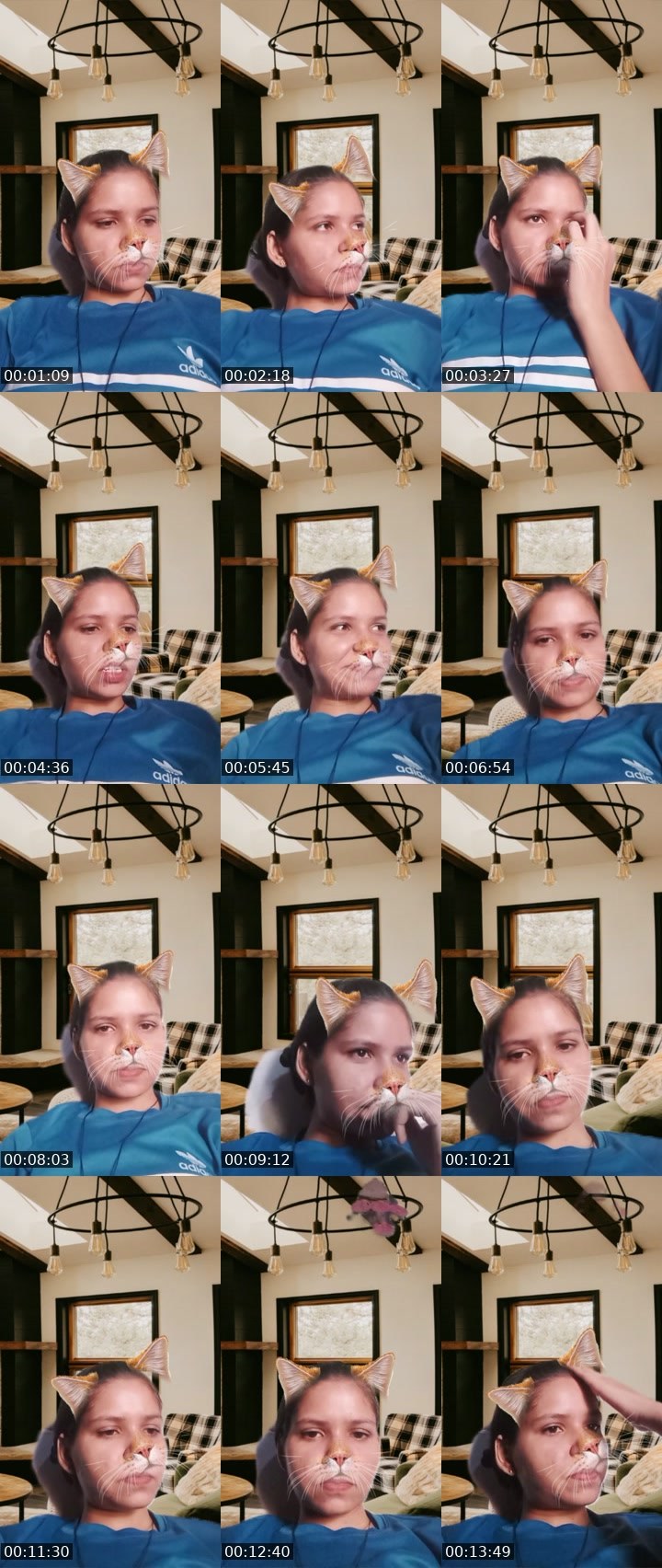 Contact-sheet preview of ⚜️Moon🌙🩵💯's Liveme recording