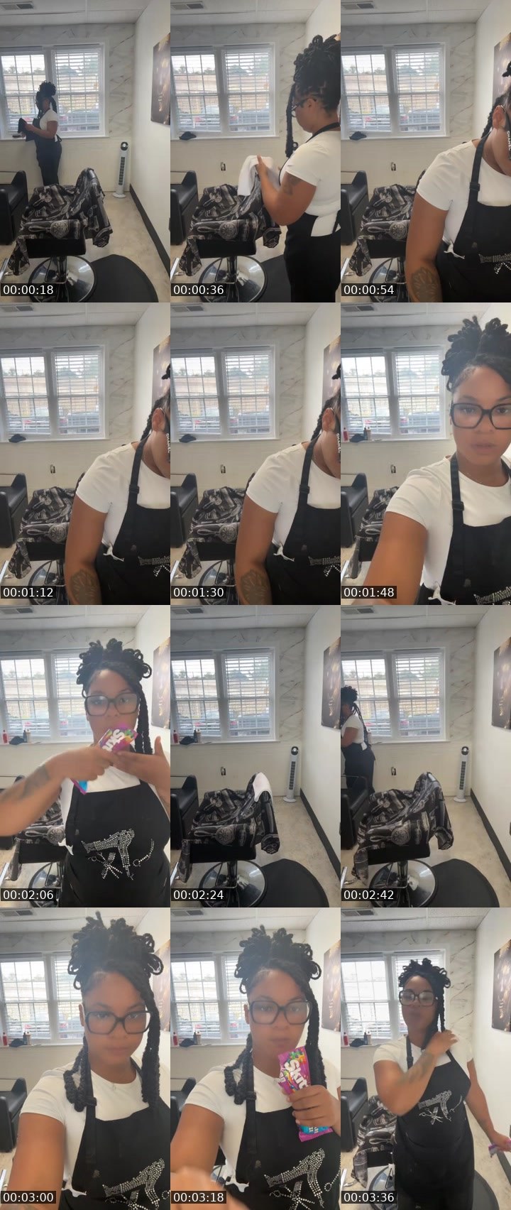 Contact-sheet preview of Diornelle's Liveme recording