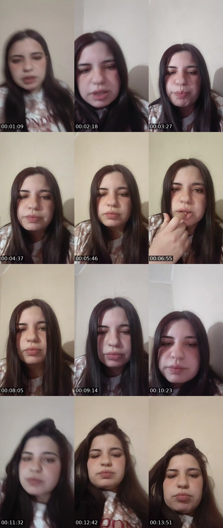 Contact-sheet preview of ✨️Lucila☁️'s Liveme recording