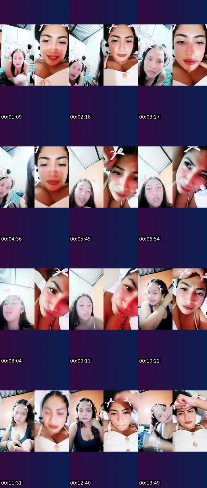 Contact-sheet preview of amygoi's Liveme recording