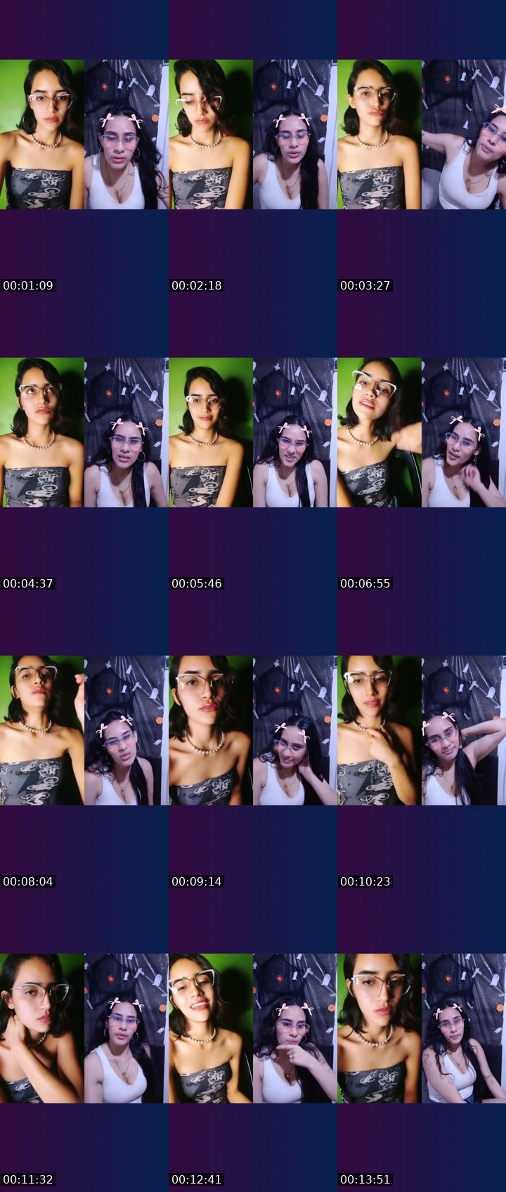 Contact-sheet preview of 🫧🌪️Ashley.P 🔥's Liveme recording