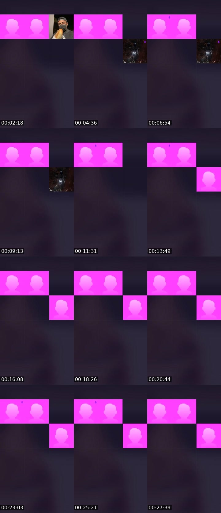 Contact-sheet preview of 🌙꧁ʟᴜɴᴏx꧂🌙's Liveme recording