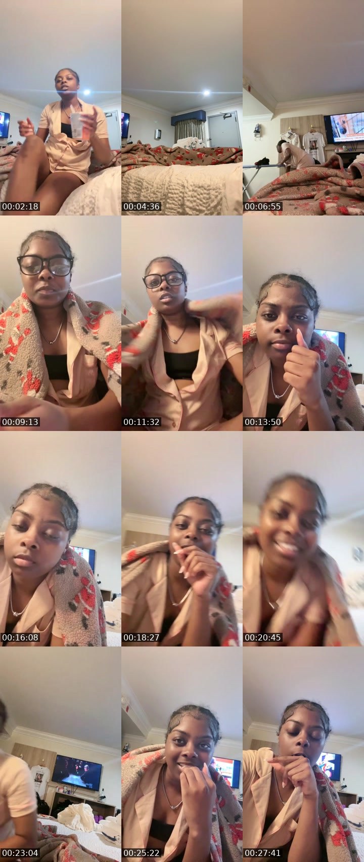 Contact-sheet preview of Quitw on the creek💋's Liveme recording