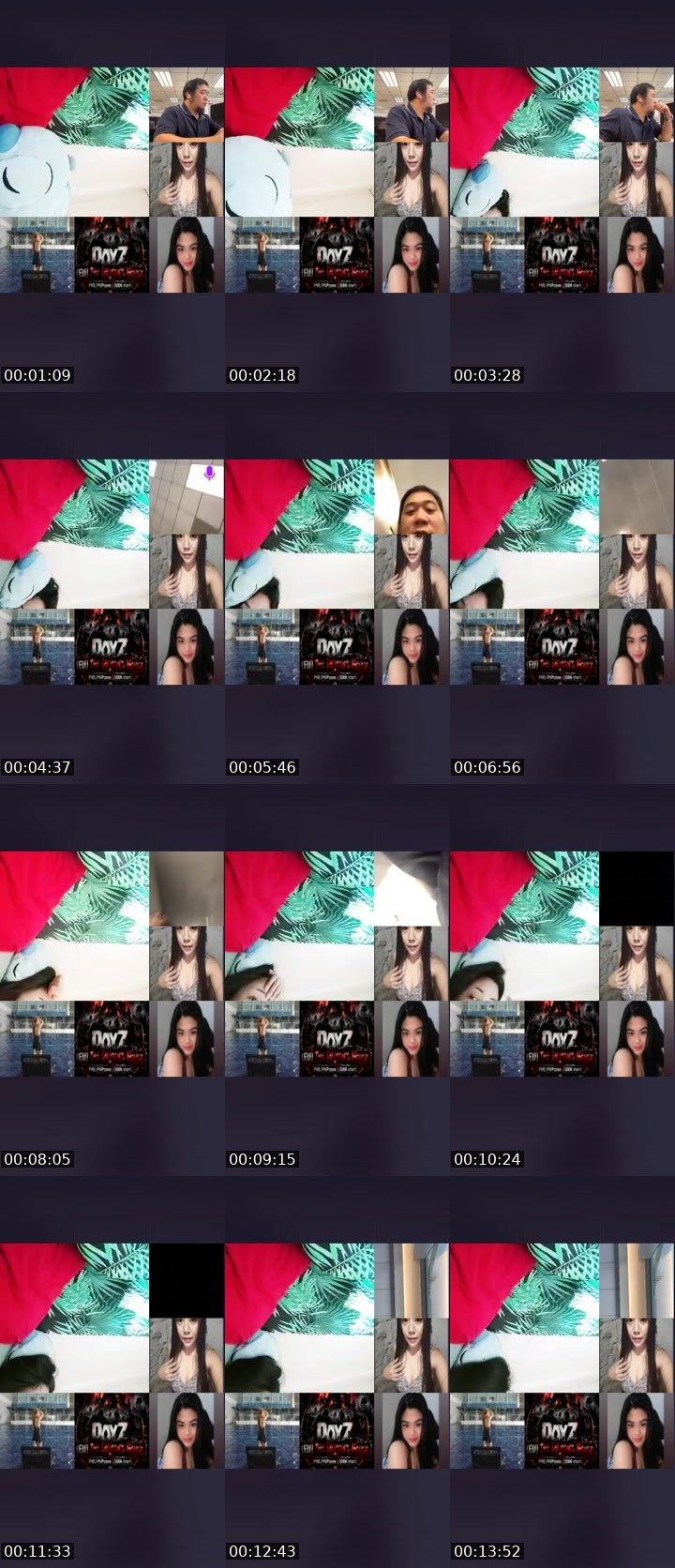 Contact-sheet preview of 👸🏻𝑀𝒶𝓎𝓊𝓂𝒾🍓's Liveme recording