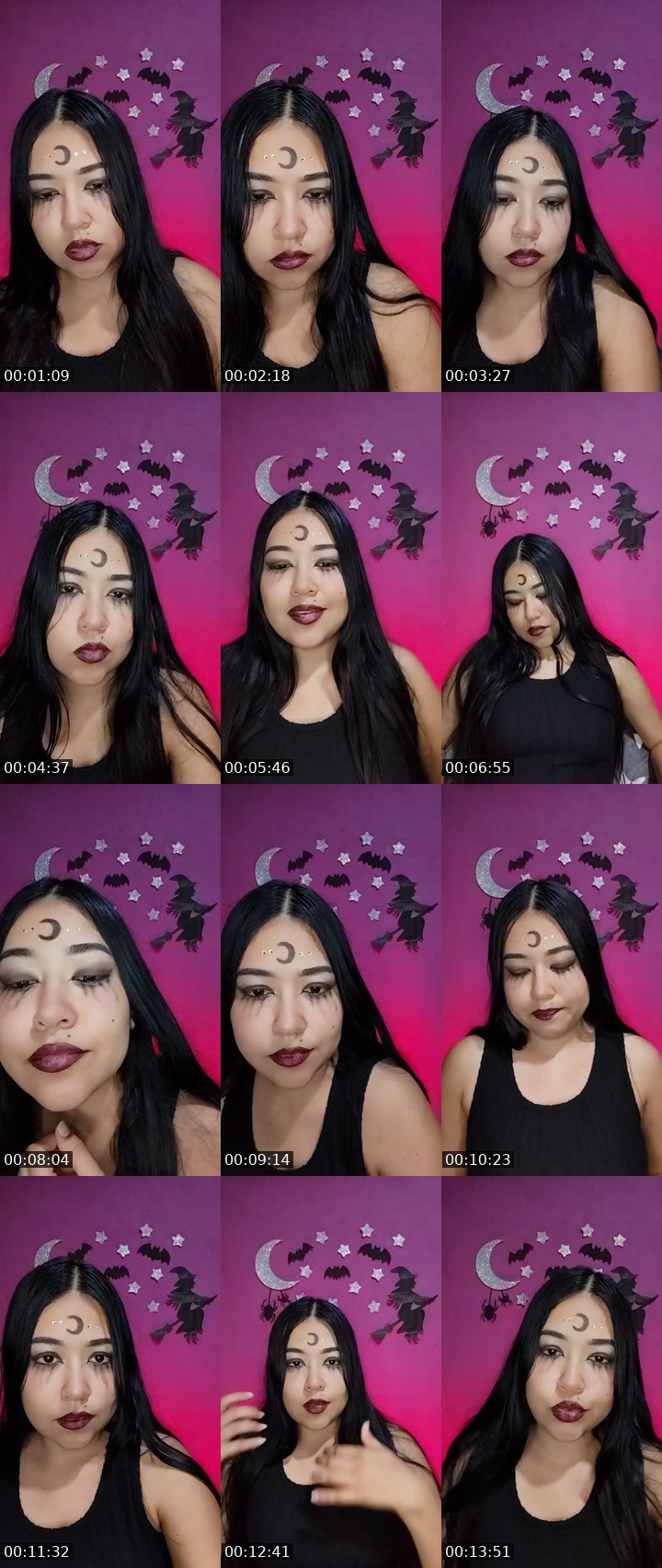 Contact-sheet preview of ✨Luna☁️🩷's Liveme recording