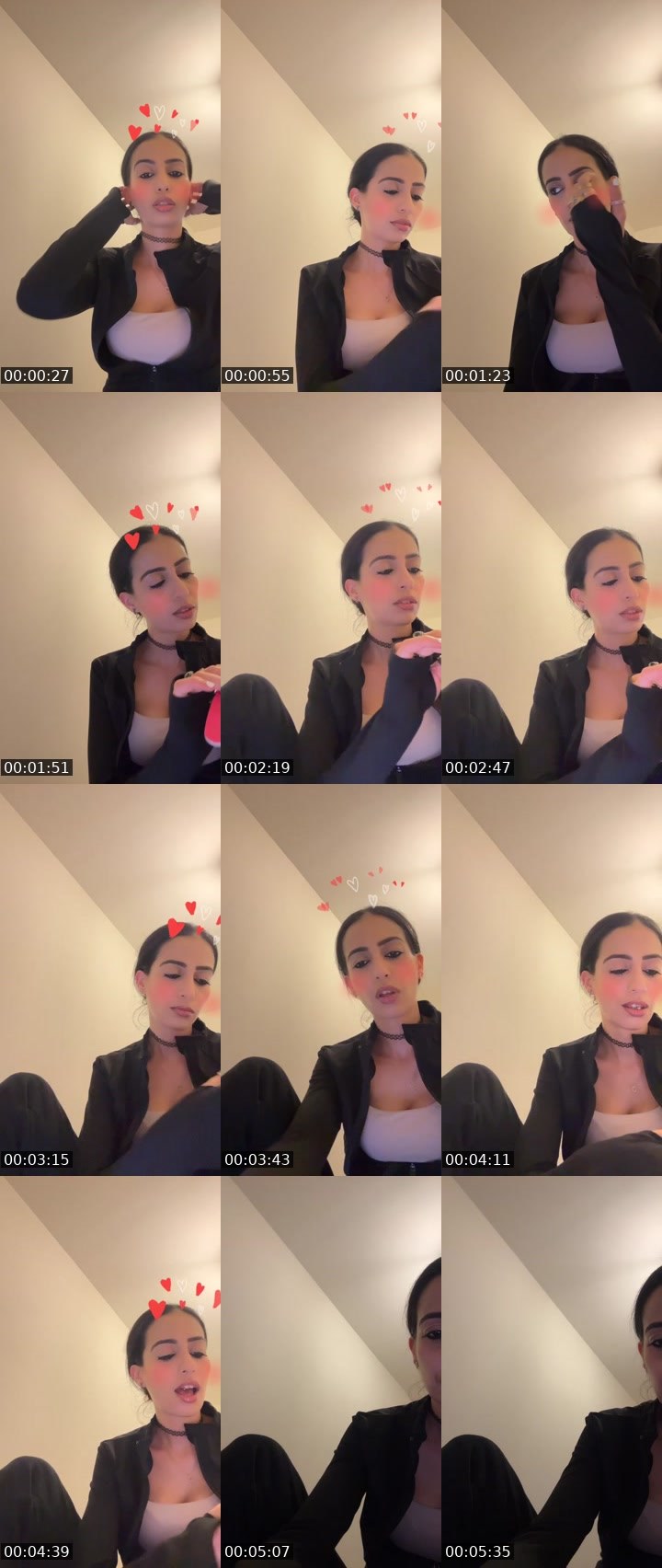 Contact-sheet preview of 𝐌𝐘𝐒𝐓𝐄𝐑𝐘 🐝's Liveme recording
