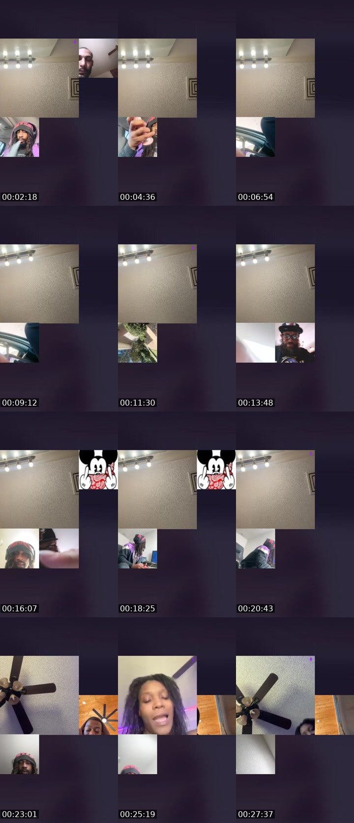Contact-sheet preview of 𝒯𝒶𝒸ℴ🌮's Liveme recording