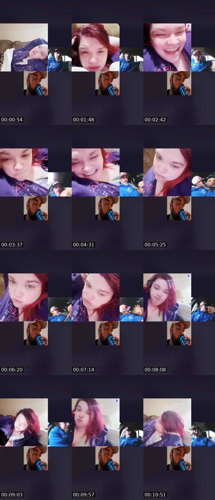 Contact-sheet preview of 🌐IamRushyiZM🌐's Liveme recording