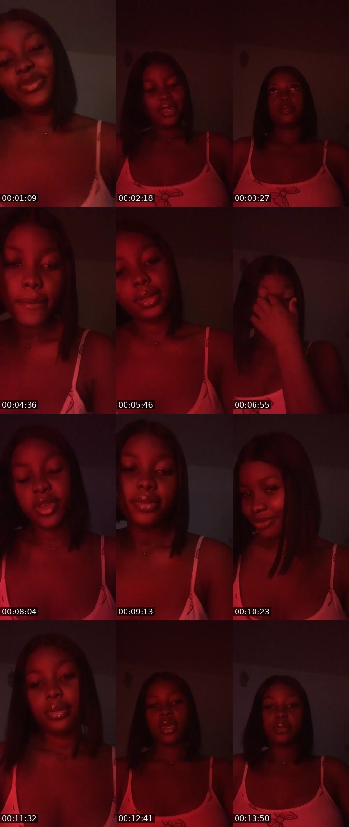 Contact-sheet preview of Empress Mila🌸🫧🌸's Liveme recording