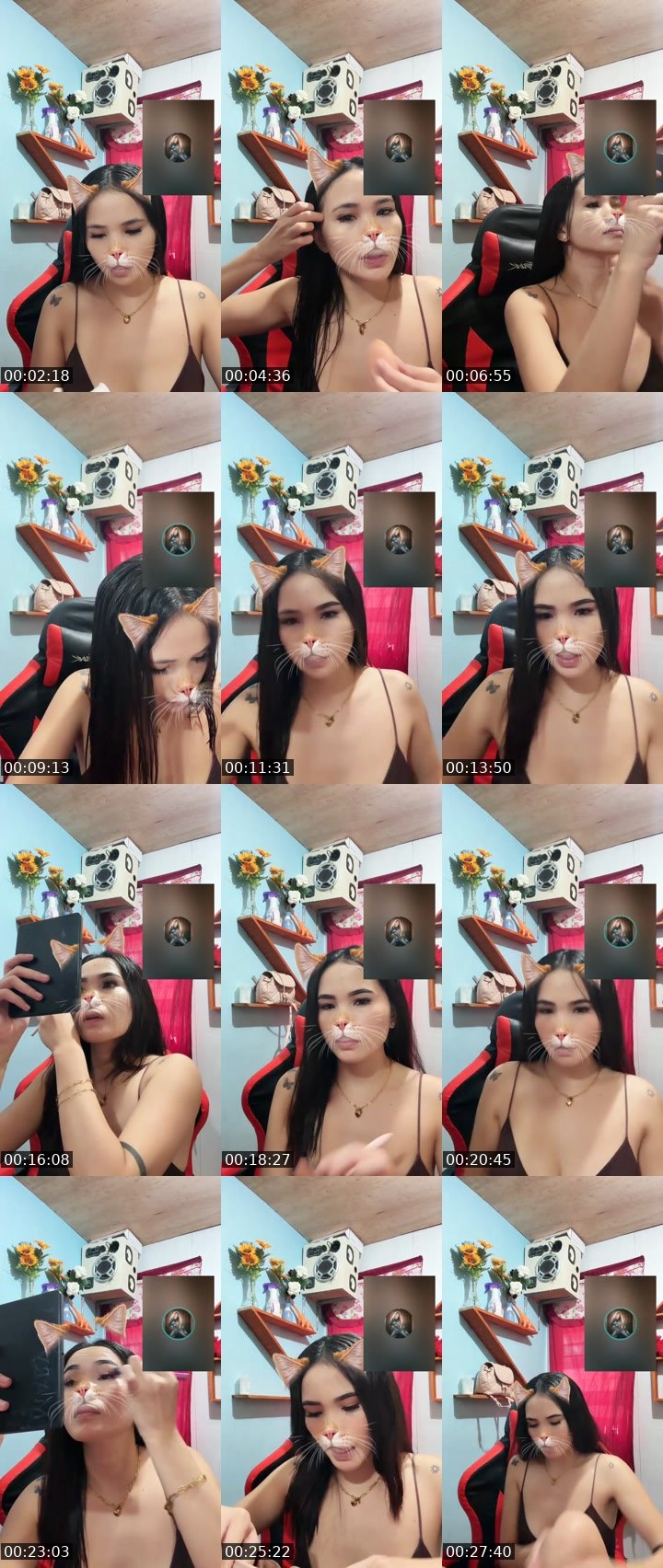 Contact-sheet preview of Ur yoooolaaah 🔥's Liveme recording