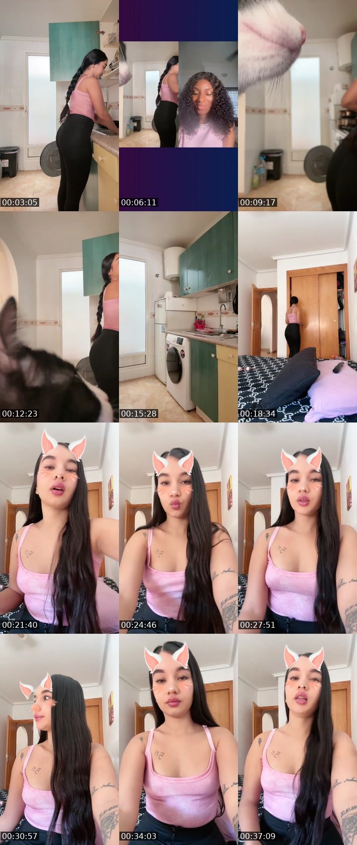 Contact-sheet preview of ✨🌩️𝓛𝓮𝓲𝓭𝔂❤️‍🔥✨'s Liveme recording
