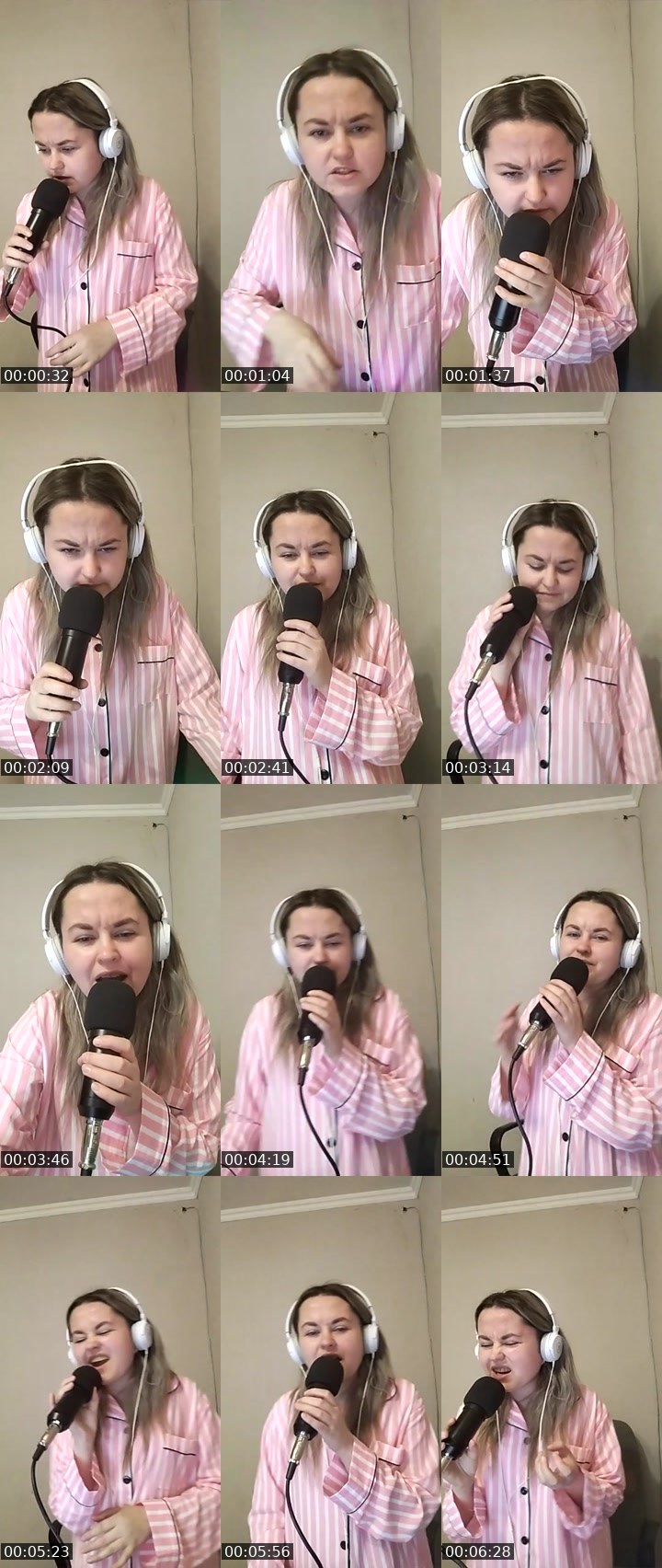 Contact-sheet preview of Валерия Лыкова's Liveme recording