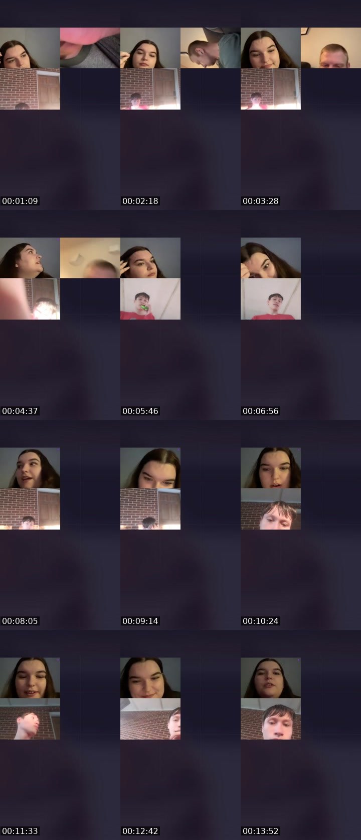 Contact-sheet preview of ᴴⁱˢʷⁱᶠᵉ💍's Liveme recording