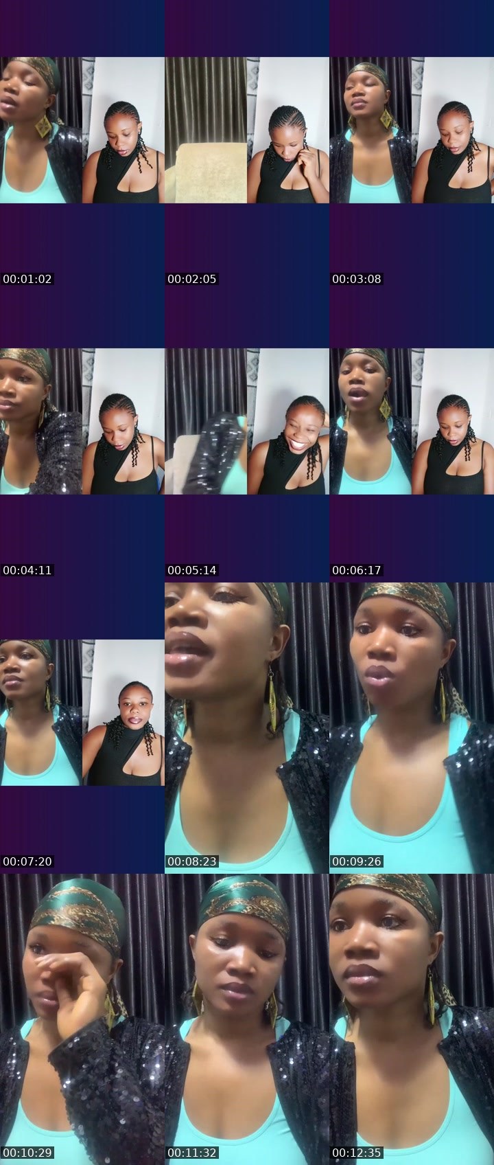 Contact-sheet preview of ⏏️ 𝗗𝘢𝘆𝘇𝘦🎭🗝️'s Liveme recording