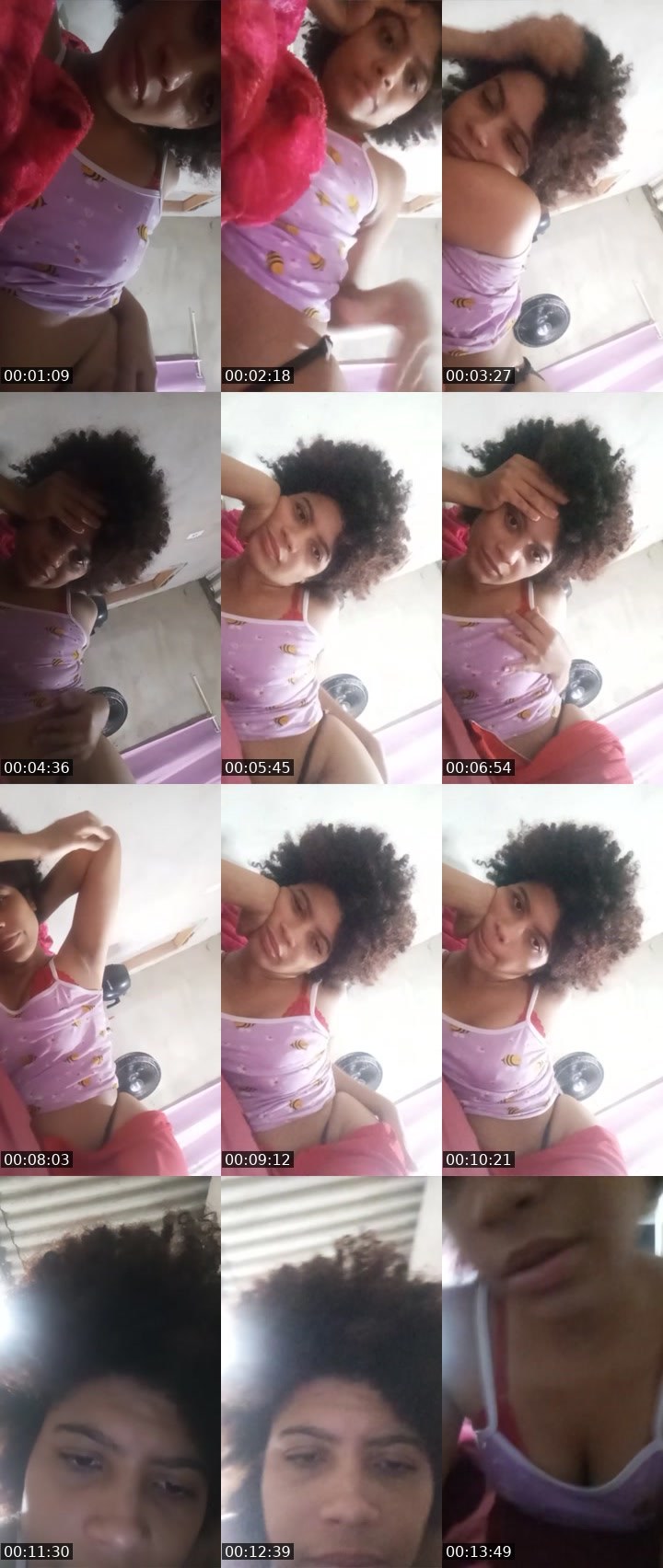 Contact-sheet preview of Melissa Barcelos's Liveme recording