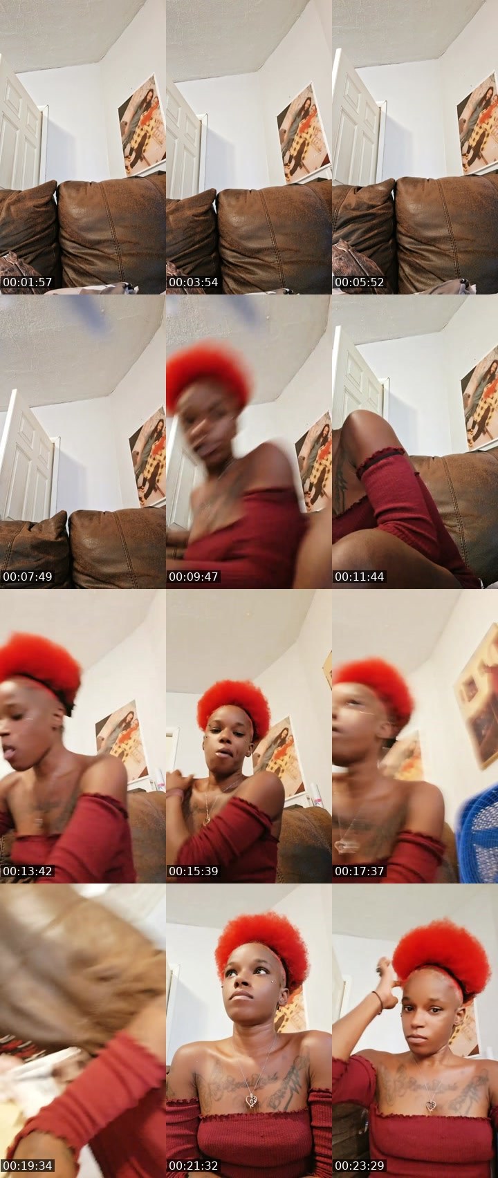 Contact-sheet preview of 🧸OhhTiny🍭💍's Liveme recording