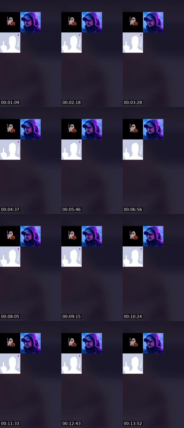 Contact-sheet preview of 東京 ♡'s Liveme recording