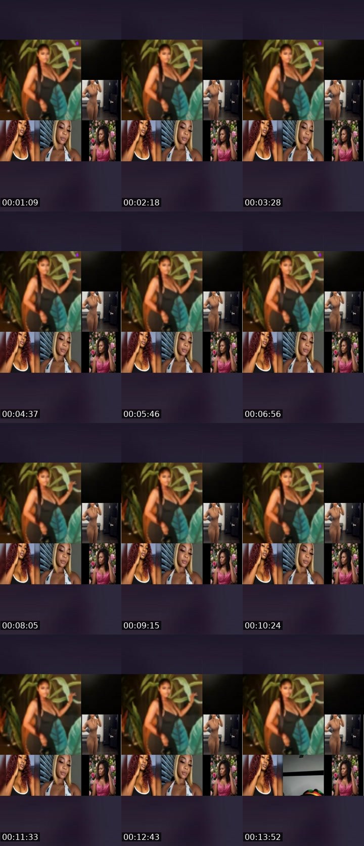 Contact-sheet preview of 🪽CAPRICORN🌟's Liveme recording