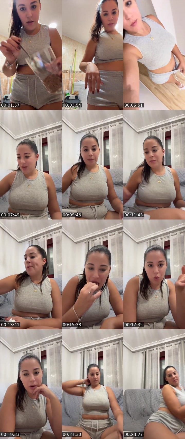 Contact-sheet preview of Lorenaglbrt1 🌹🐝's Liveme recording
