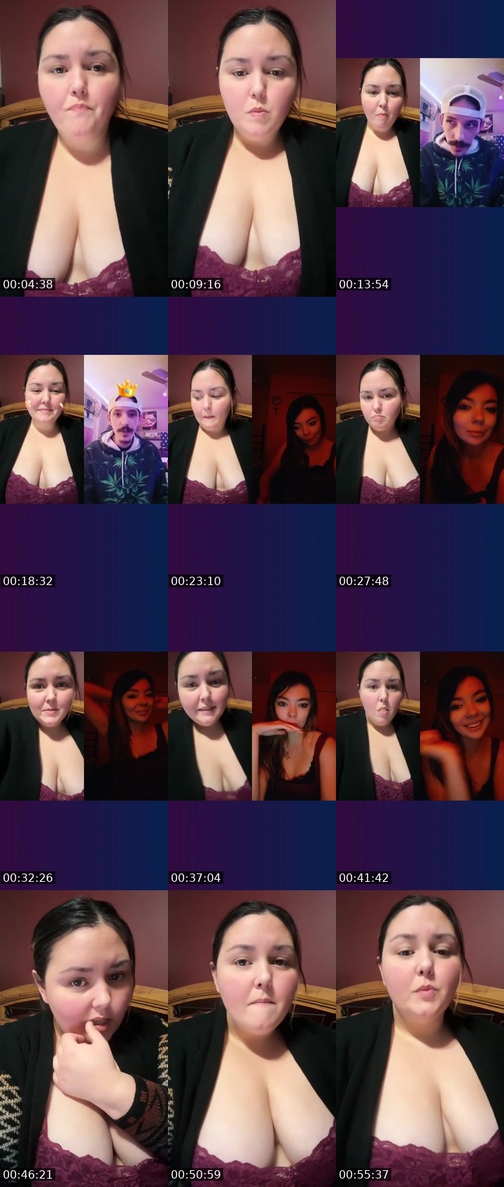 Contact-sheet preview of Fairy360's Liveme recording
