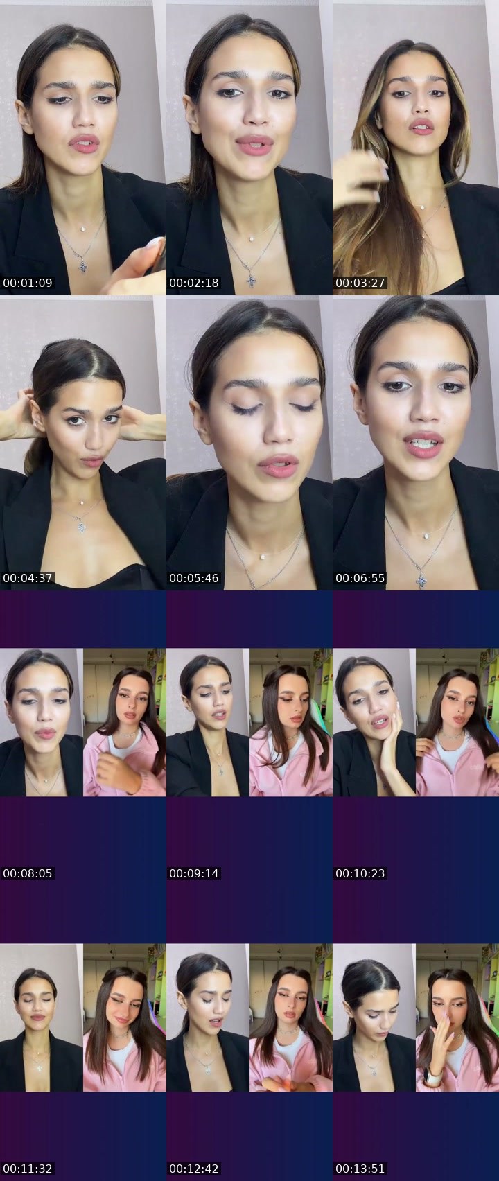 Contact-sheet preview of 👑TATI👑's Liveme recording