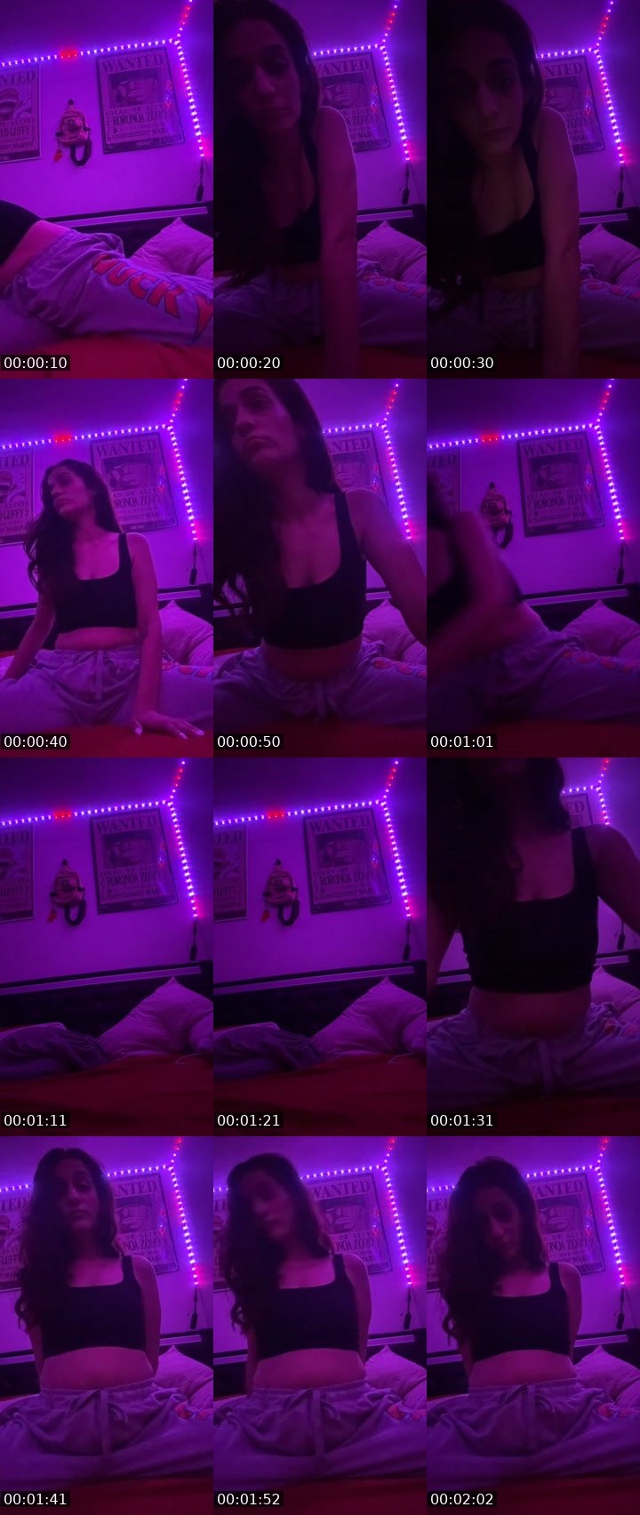 Contact-sheet preview of Kenzie 💗's Liveme recording