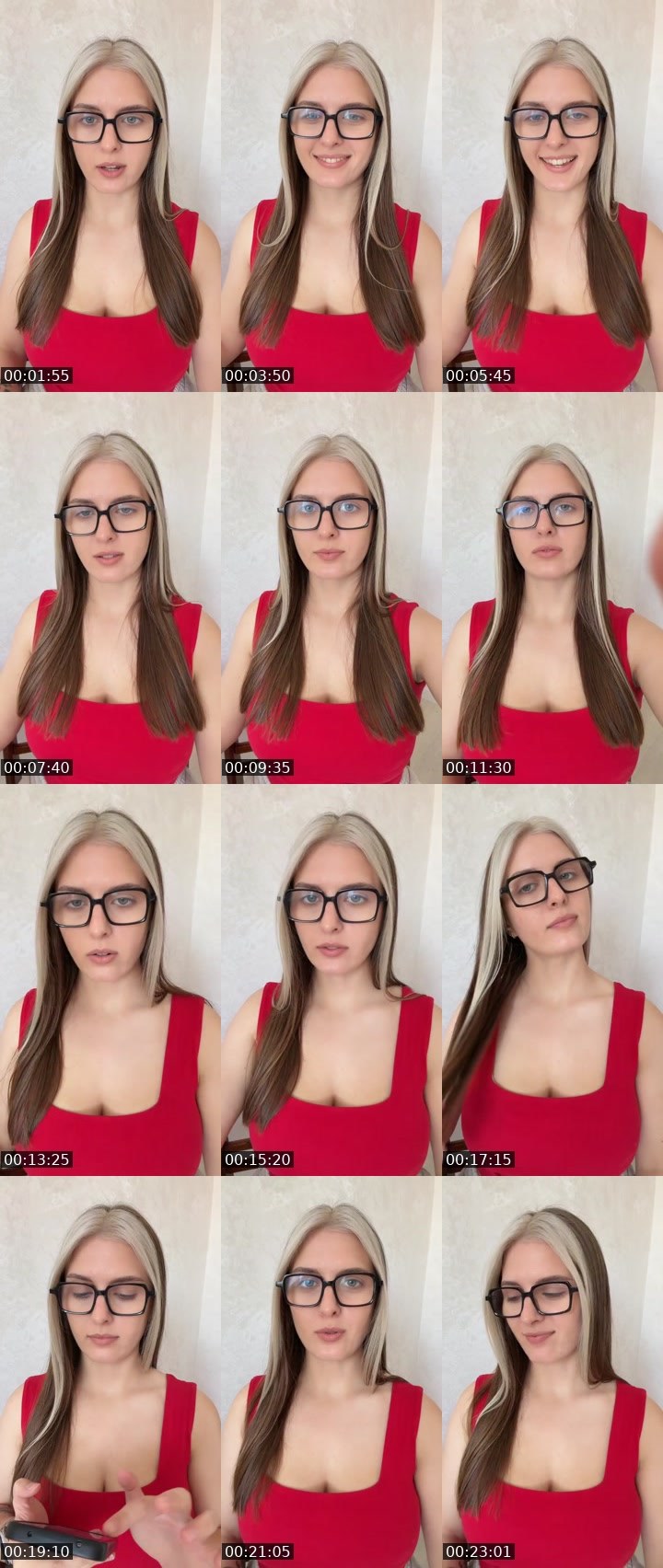 Contact-sheet preview of Yana🤓's Liveme recording