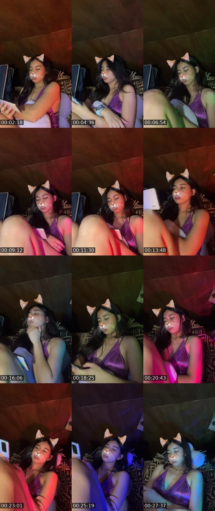 Contact-sheet preview of 👸🏻Eisayana🦋😝's Liveme recording