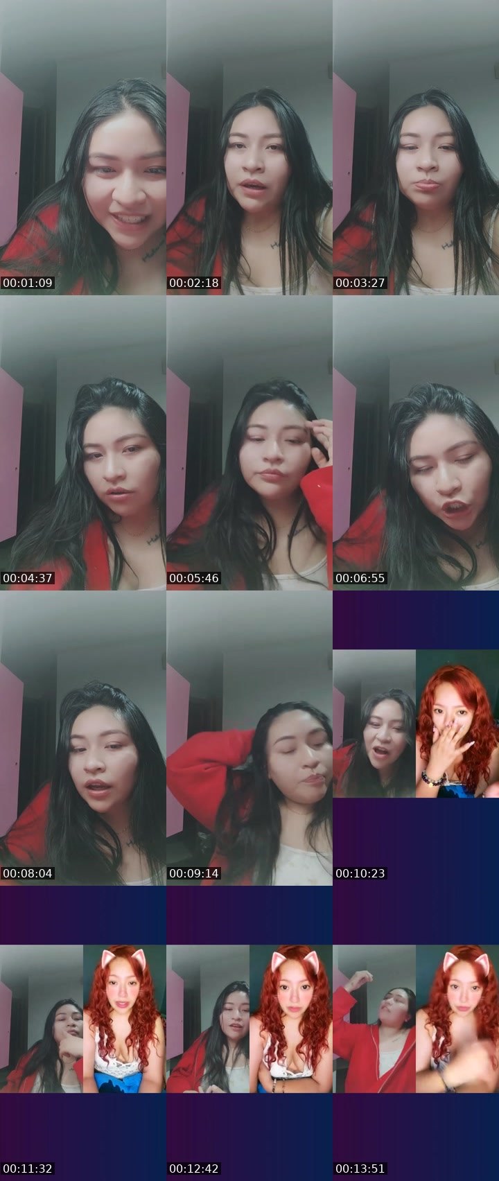 Contact-sheet preview of 💠 Pamcito🌸's Liveme recording