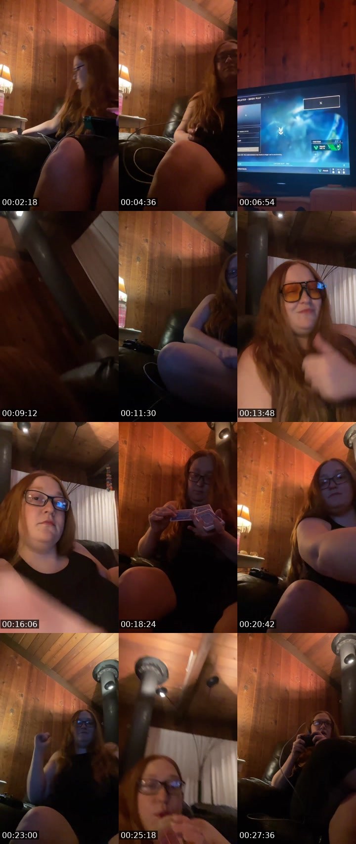 Contact-sheet preview of Redheadredemption007's Liveme recording