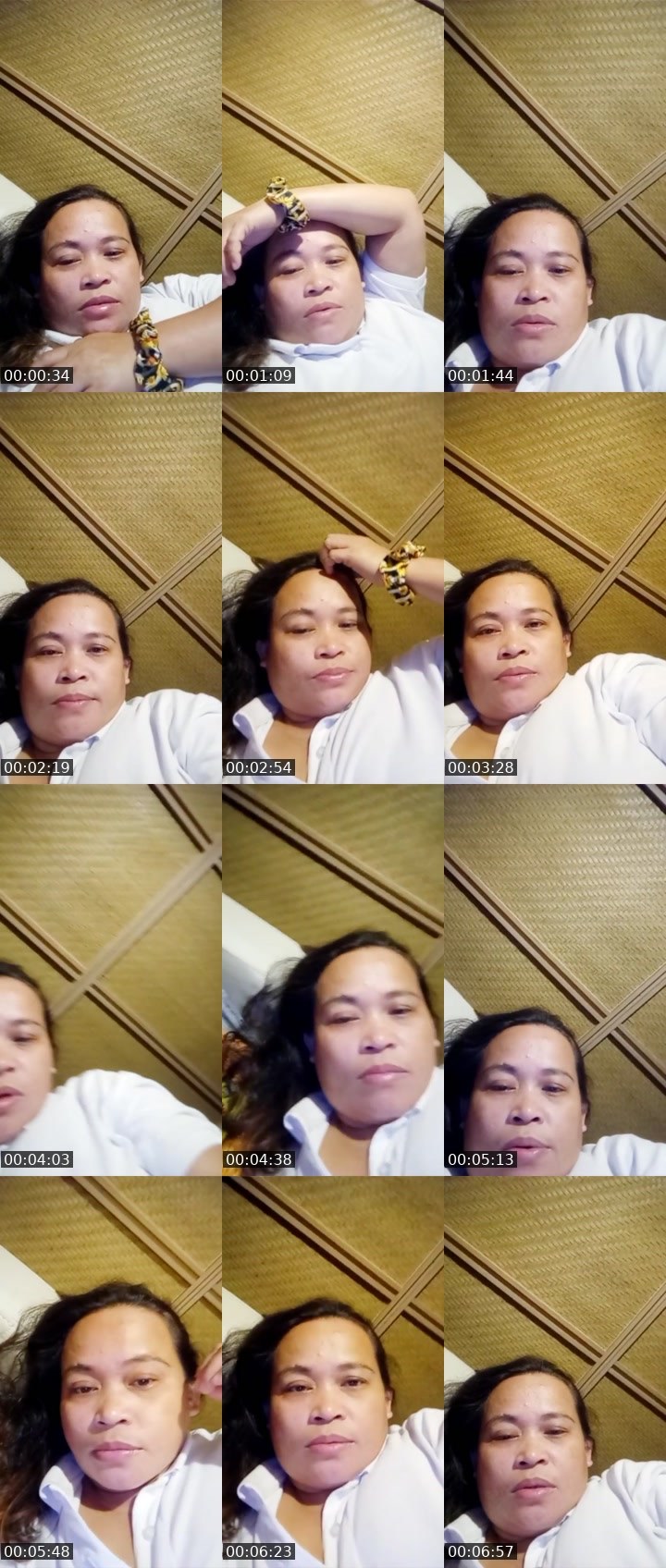 Contact-sheet preview of salie's Liveme recording