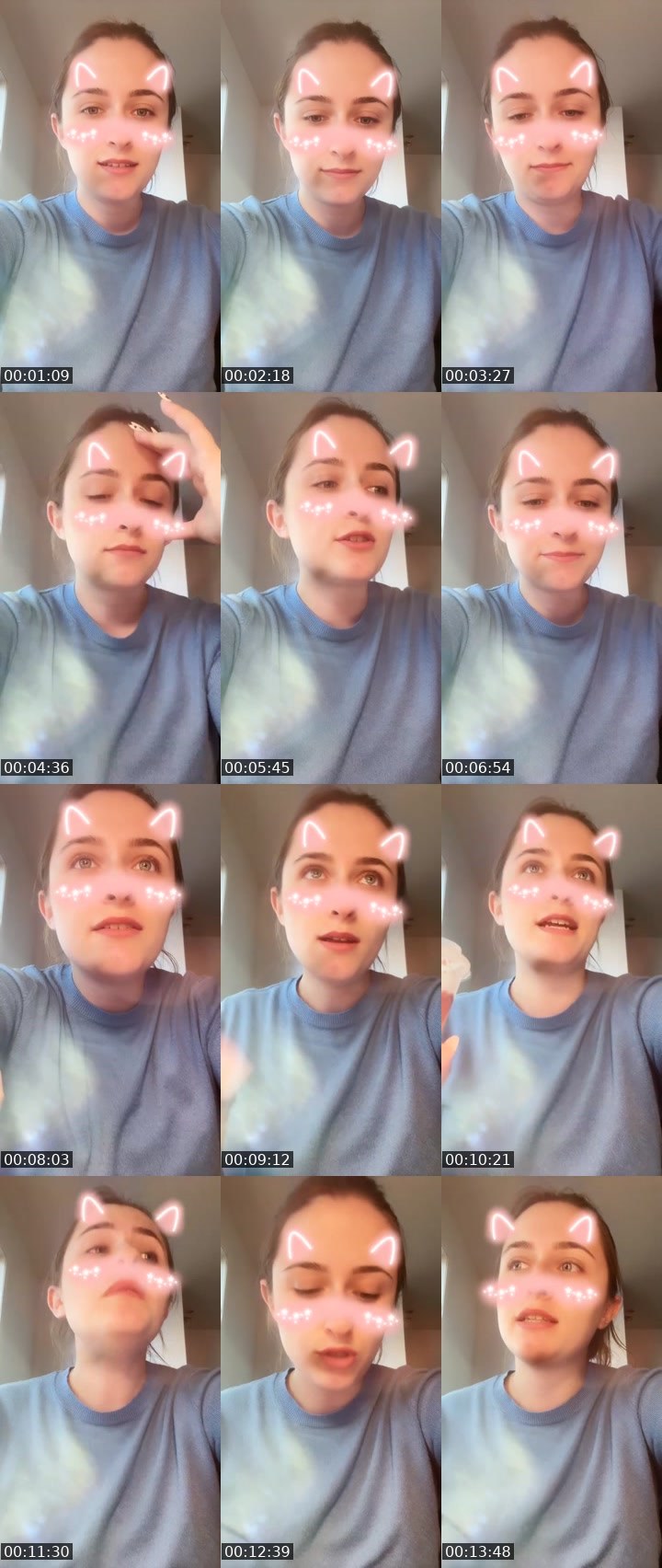 Contact-sheet preview of Natalka🦂's Liveme recording