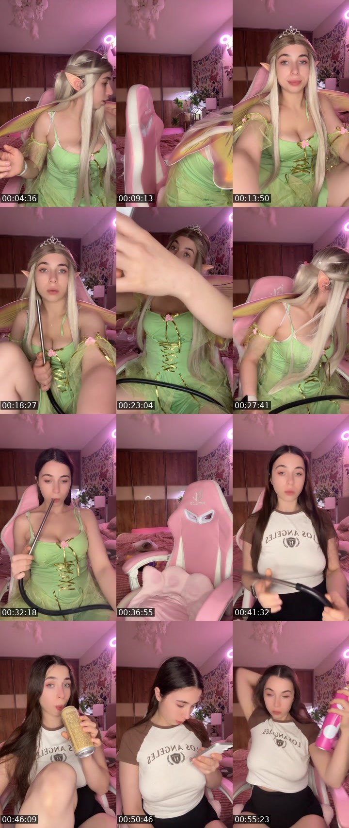 Contact-sheet preview of 👑SillyGoose 🪿's Liveme recording