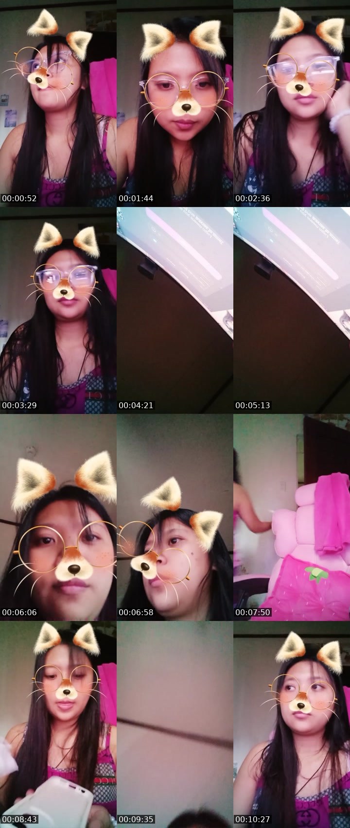 Contact-sheet preview of suzy...angel's Liveme recording
