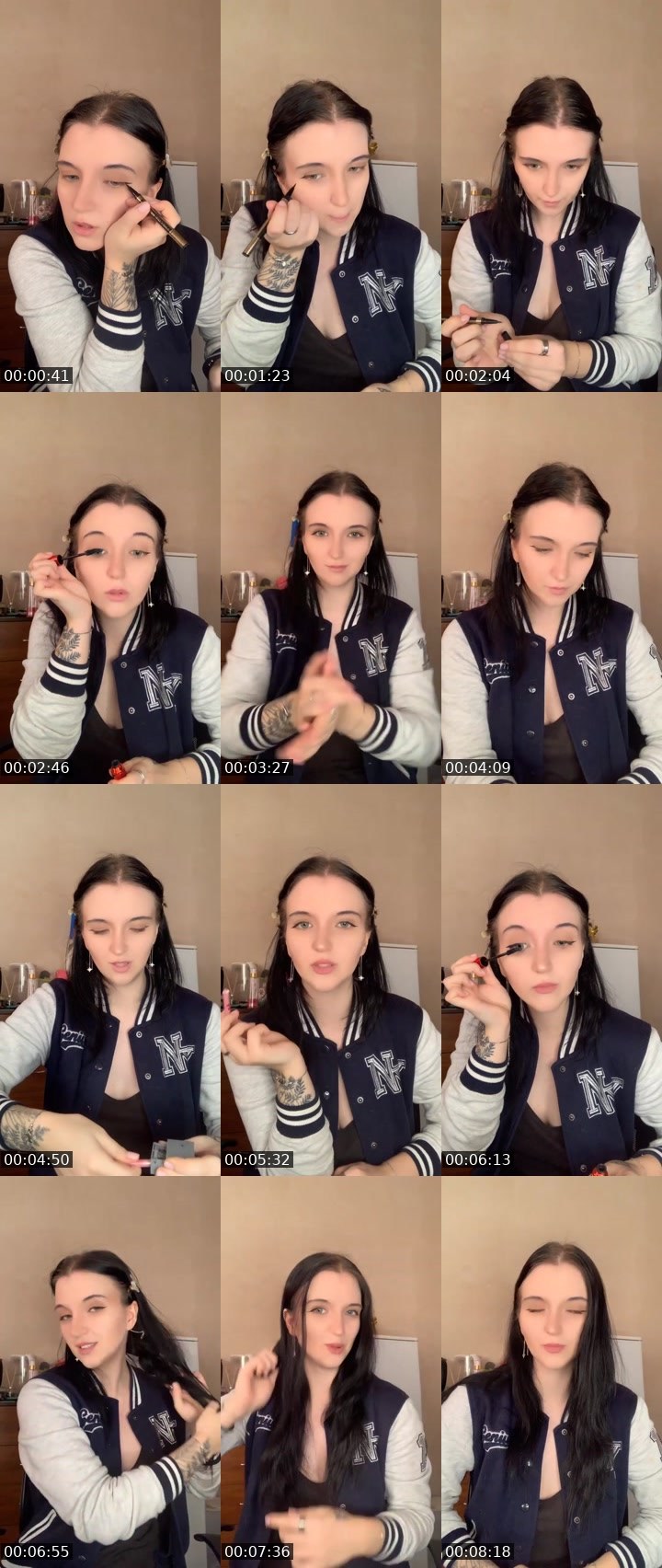 Contact-sheet preview of IrisFren's Liveme recording