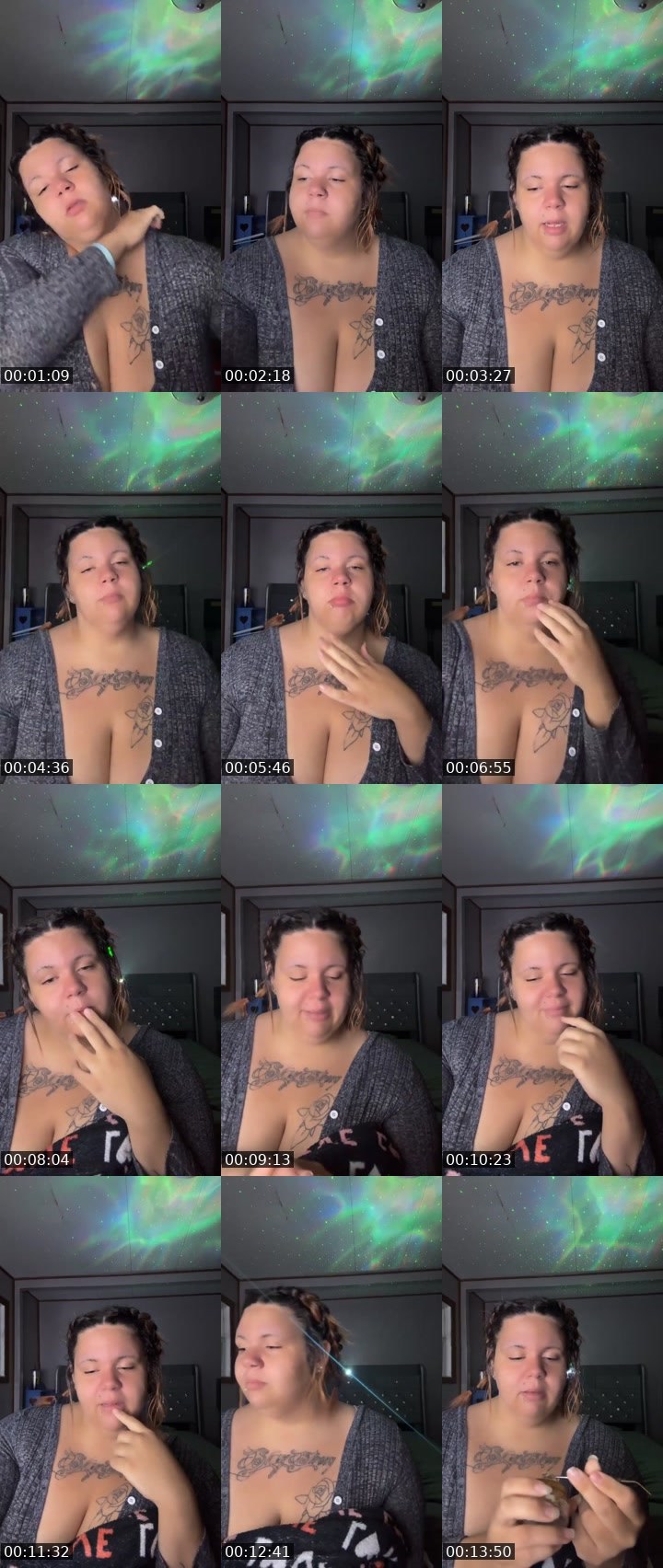 Contact-sheet preview of 🩵🌎SNACKERZZ🤍💚's Liveme recording
