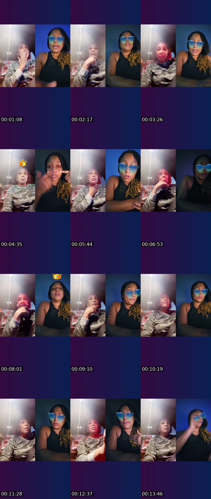 Contact-sheet preview of Pana🇵🇦 🇵🇦🇵🇦⚔️'s Liveme recording